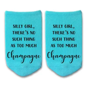 Funny Champagne Theme Novelty Socks for Women