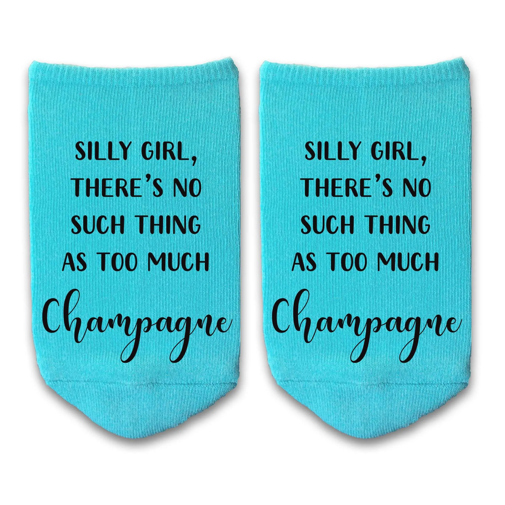 Funny Champagne Theme Novelty Socks for Women