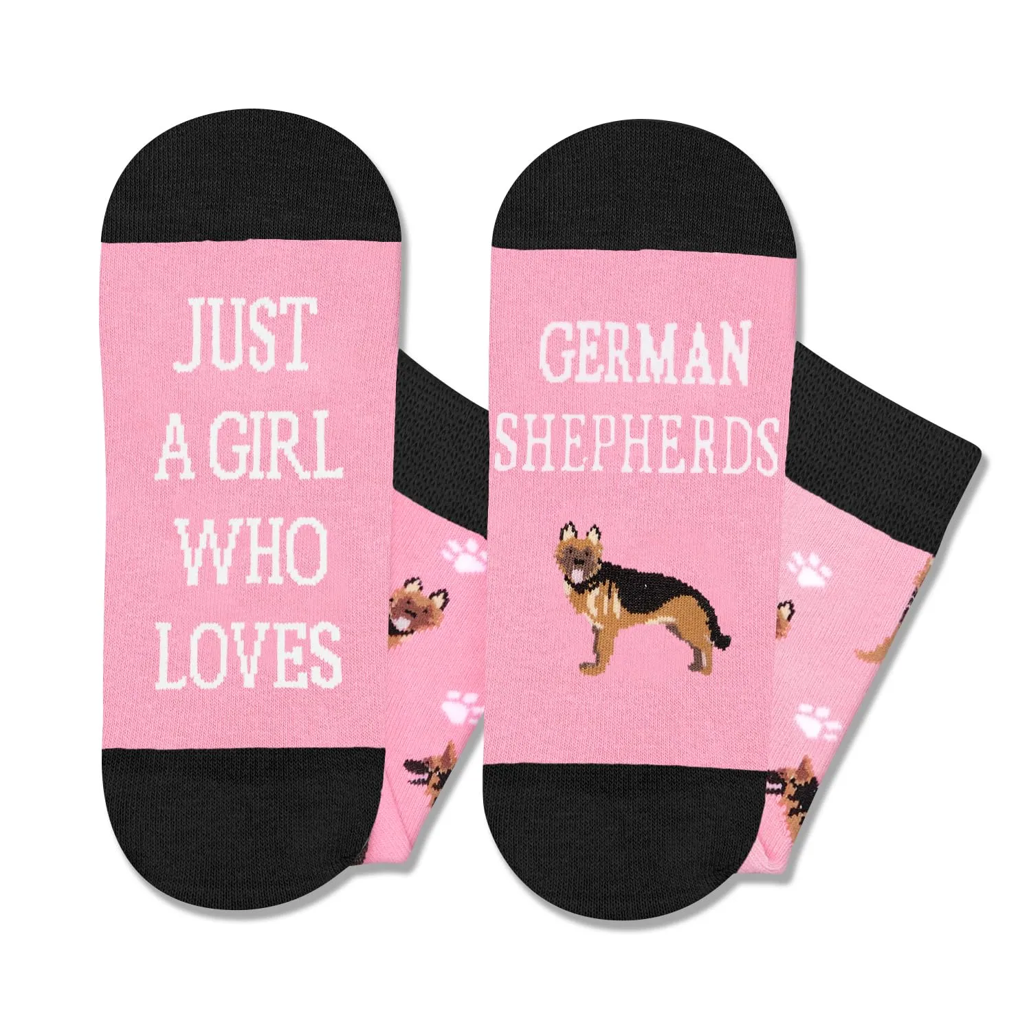 Funny German Shepherd Socks for Girls - Crazy German Shepherd Gifts Silly Fun Weird Gifts