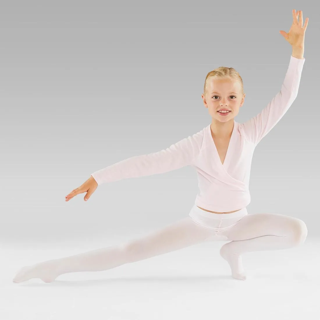 Girls' Convertible Ballet Tights - Pink