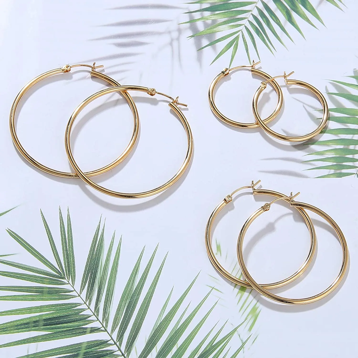 Gold Hoop Earrings for Women