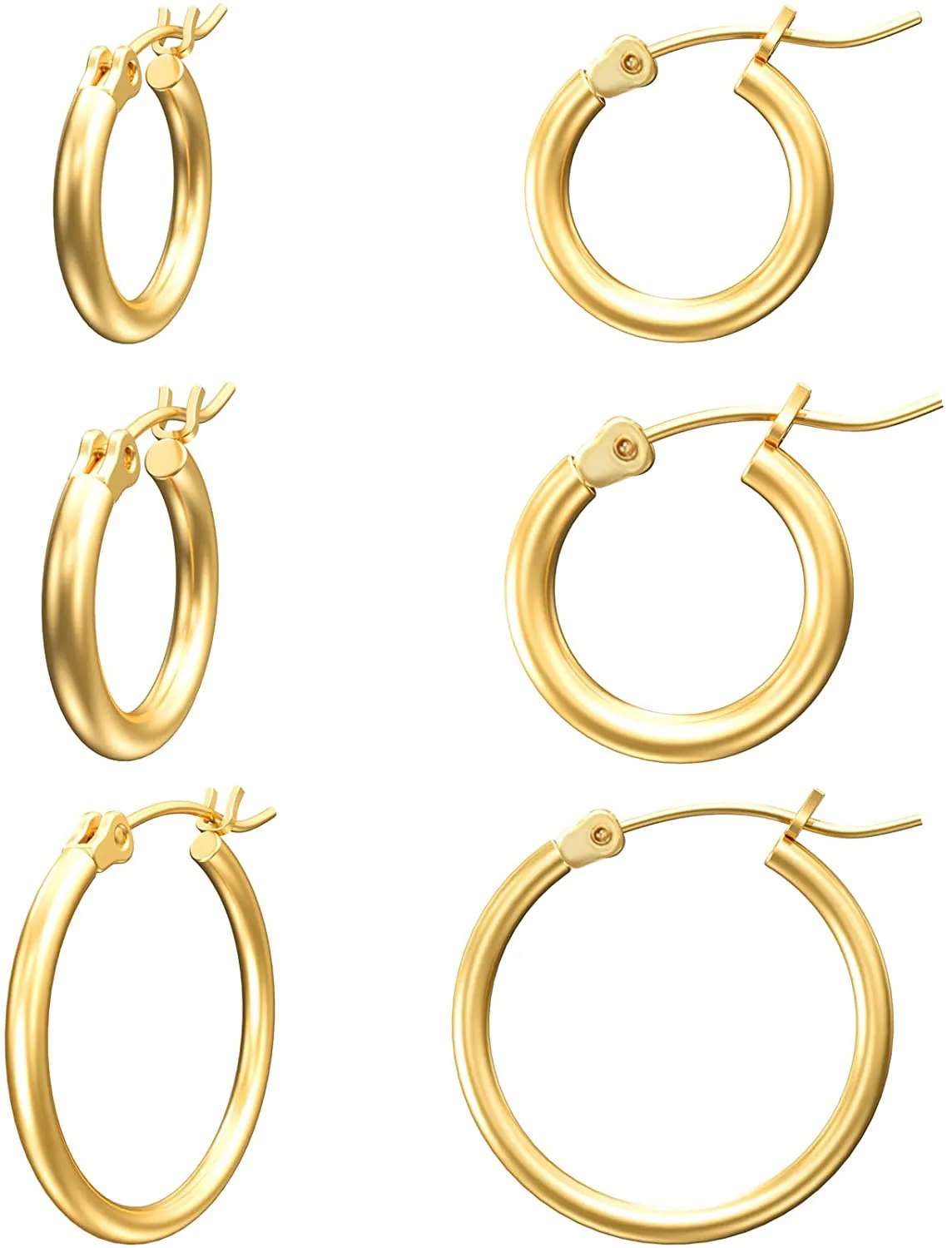 Gold Hoop Earrings for Women