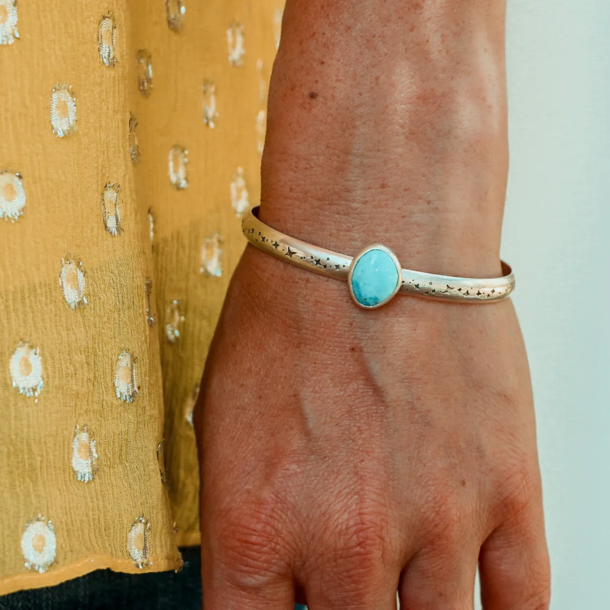 Golden Hills Turquoise Cuff #7