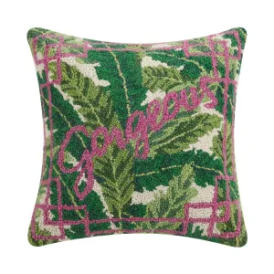 'Gorgeous' Hook Pillow