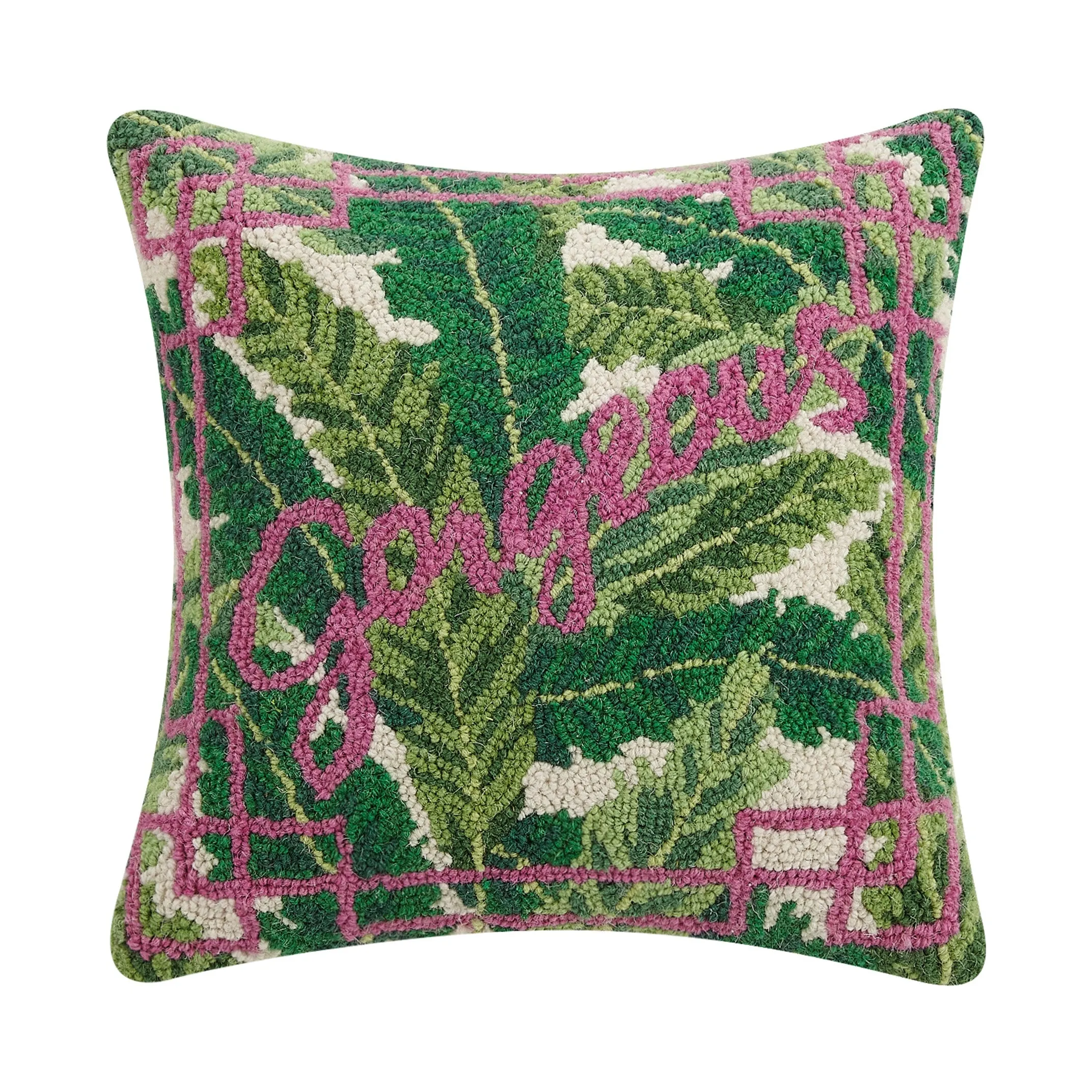 'Gorgeous' Hook Pillow