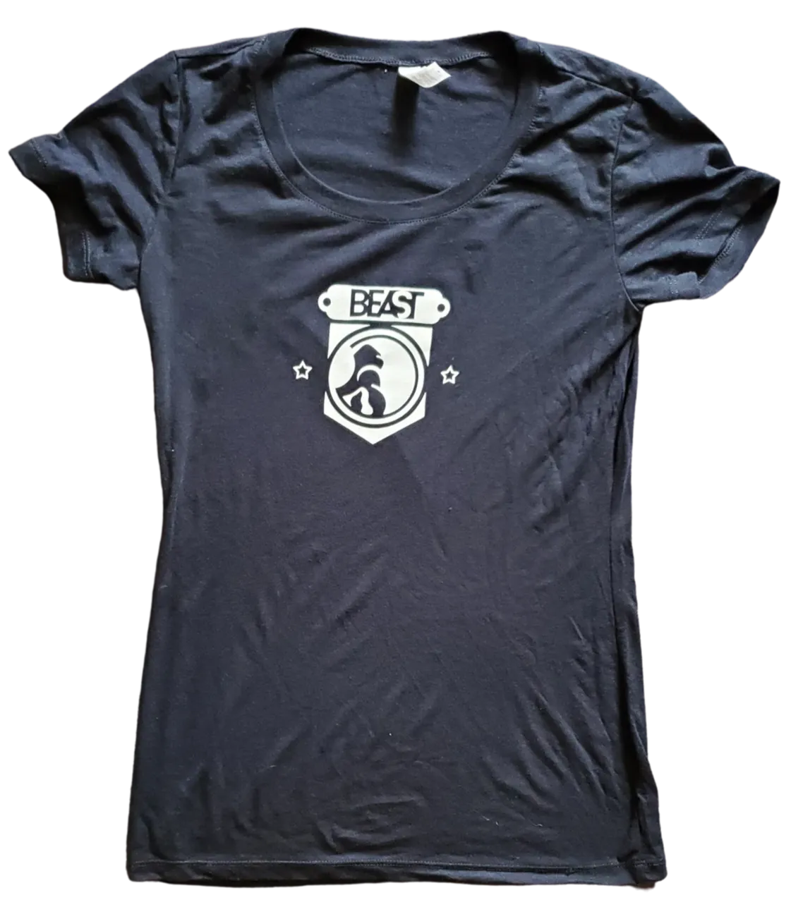 Gorilla Shield Lady's Black T-Shirt