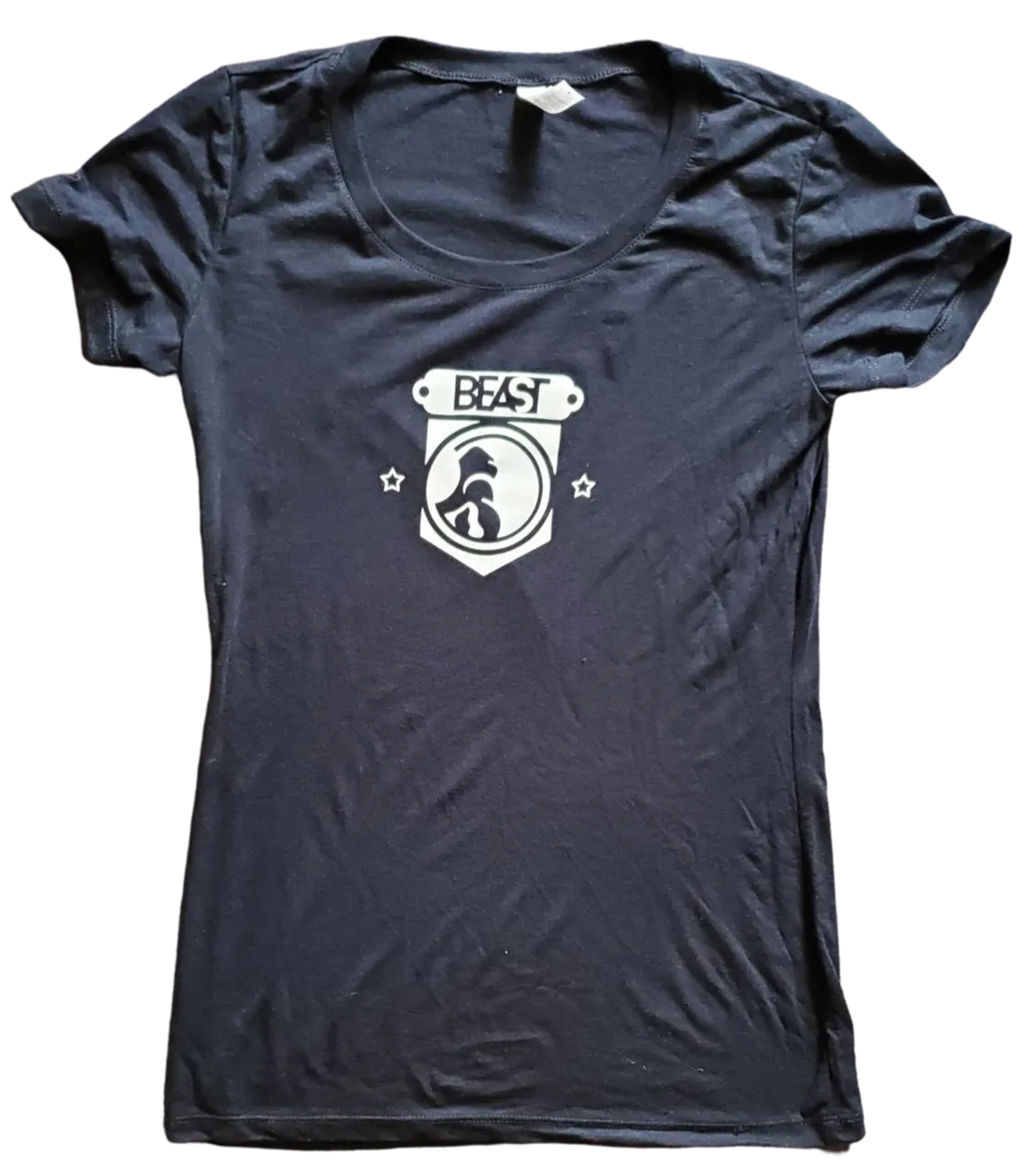 Gorilla Shield Lady's Black T-Shirt