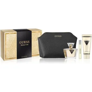 Guess Seductive Women Set EDT 75ml  EDT 15ml Travel Spray   Body Lotion 100ml   Pouch For Women
