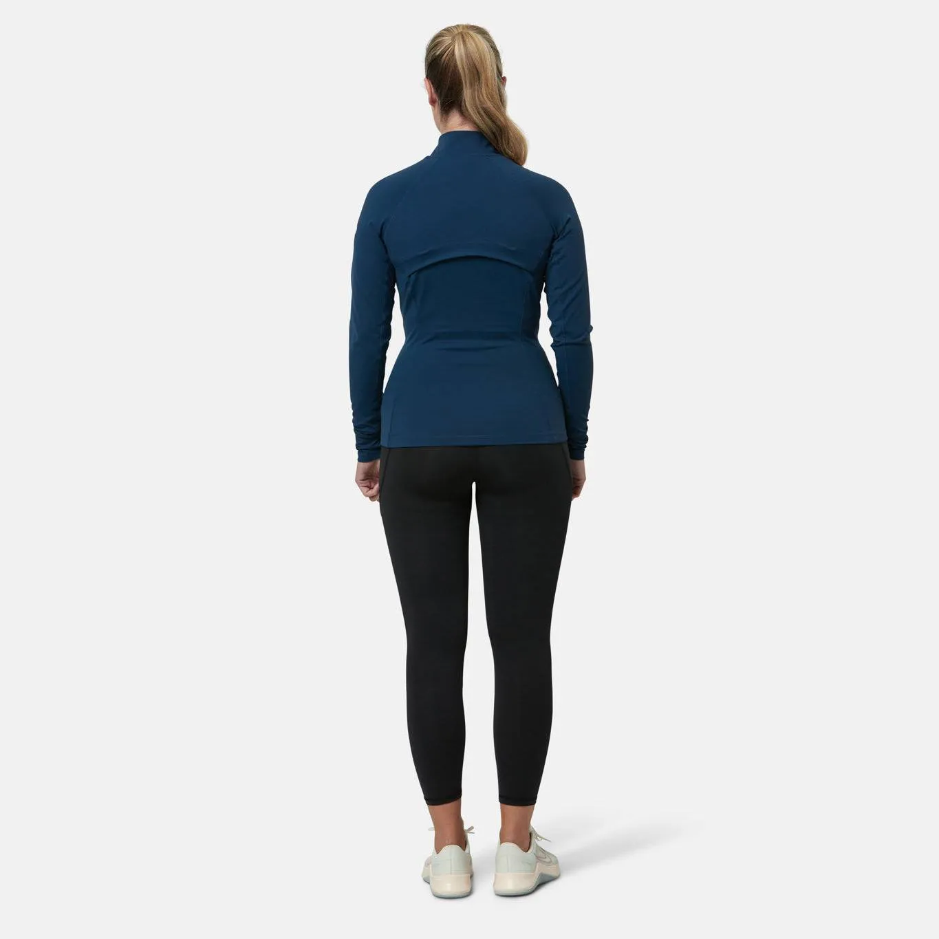 Gym Coffee Adaptive Zip (Womens) - Petrol Blue