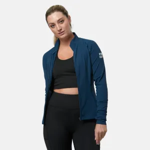 Gym Coffee Adaptive Zip (Womens) - Petrol Blue