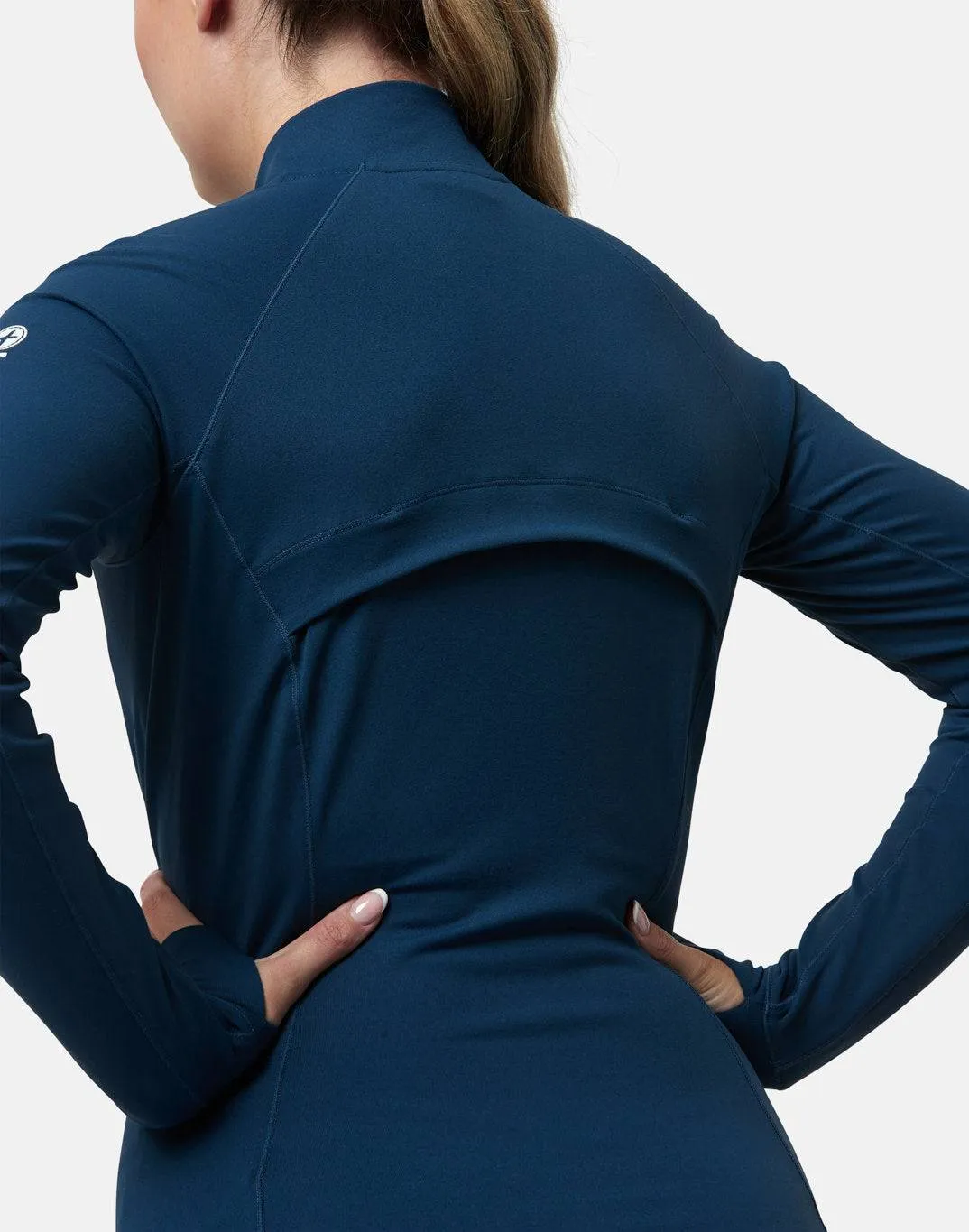 Gym Coffee Adaptive Zip (Womens) - Petrol Blue
