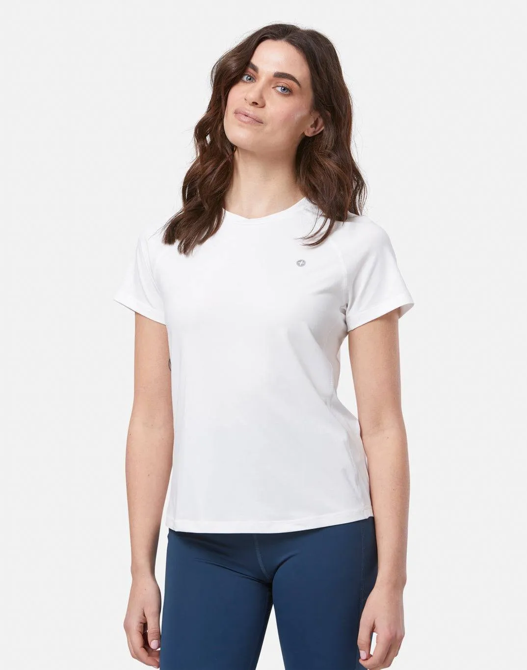 Gym Coffee Relentless Tee (Womens) - Ultra  White