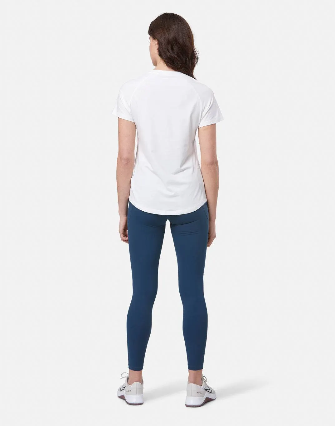 Gym Coffee Relentless Tee (Womens) - Ultra  White