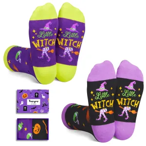 Halloween Gifts Ideas Socks - Spooky Gifts for Men Women Witchy Gifts, Horror Gifts for Man Woman 2 Pack