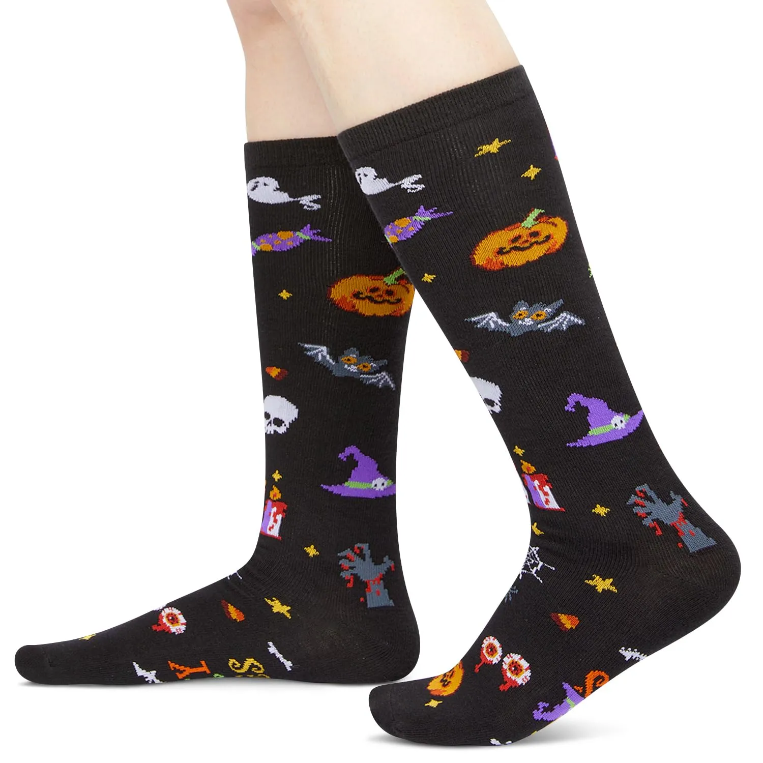 Halloween Socks Spooky Gifts For Men Women - Halloween Gifts Horror Gifts Halloween Punpkin Horror Socks