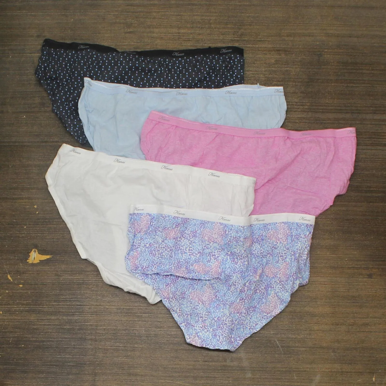 Hanes Women's Core Cotton Bikini Underwear Panties 5pk PP42WB Colors May Vary 9