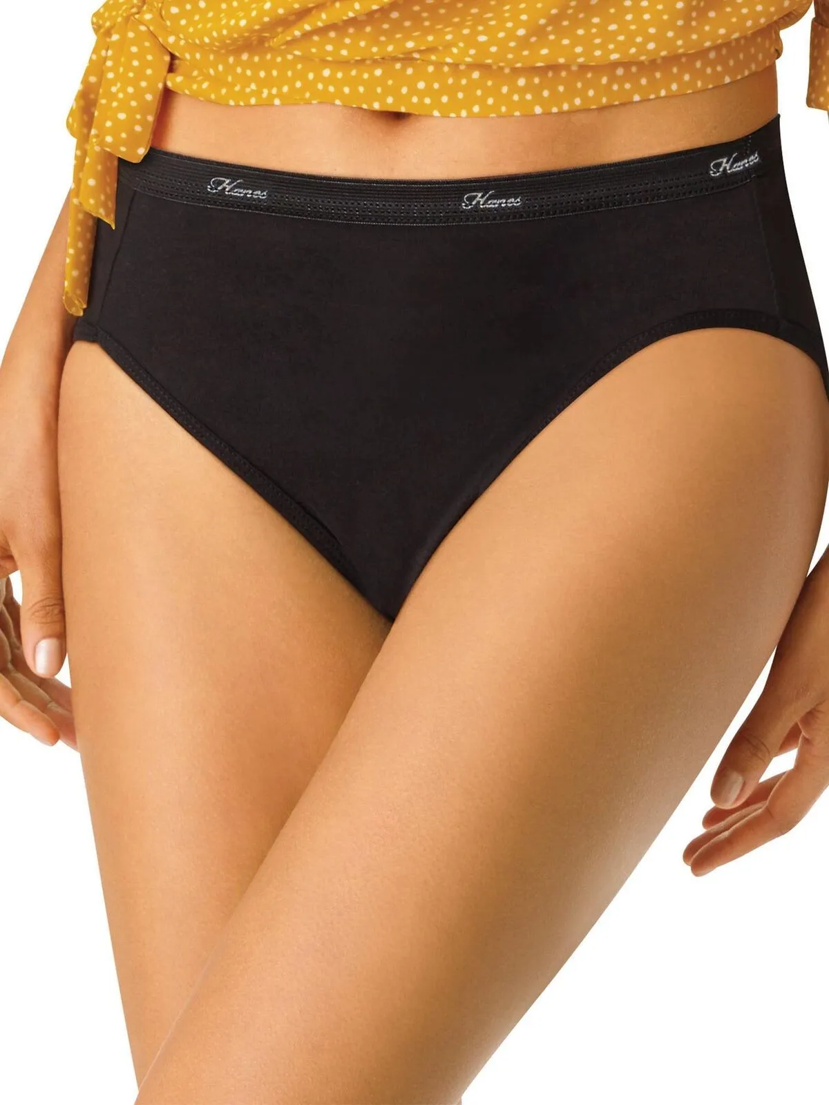 Hanes Women's Hi-Cut Panties PP43WB 7pk P943AD Colors May Vary 7