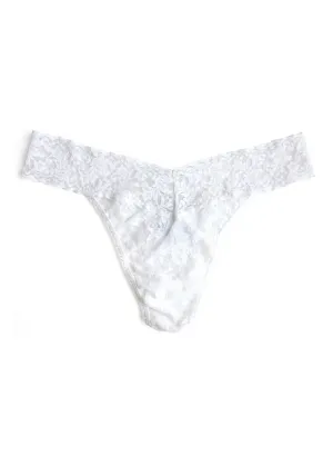 Hanky Panky Signature Lace Original Rise Thong in White