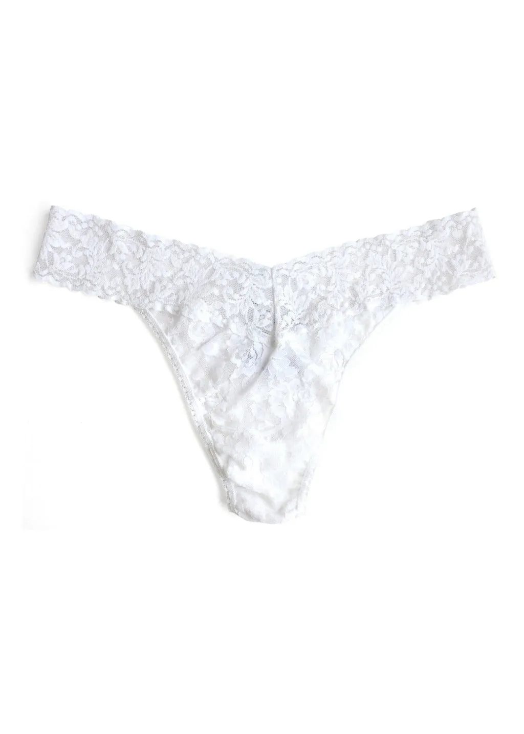 Hanky Panky Signature Lace Original Rise Thong in White