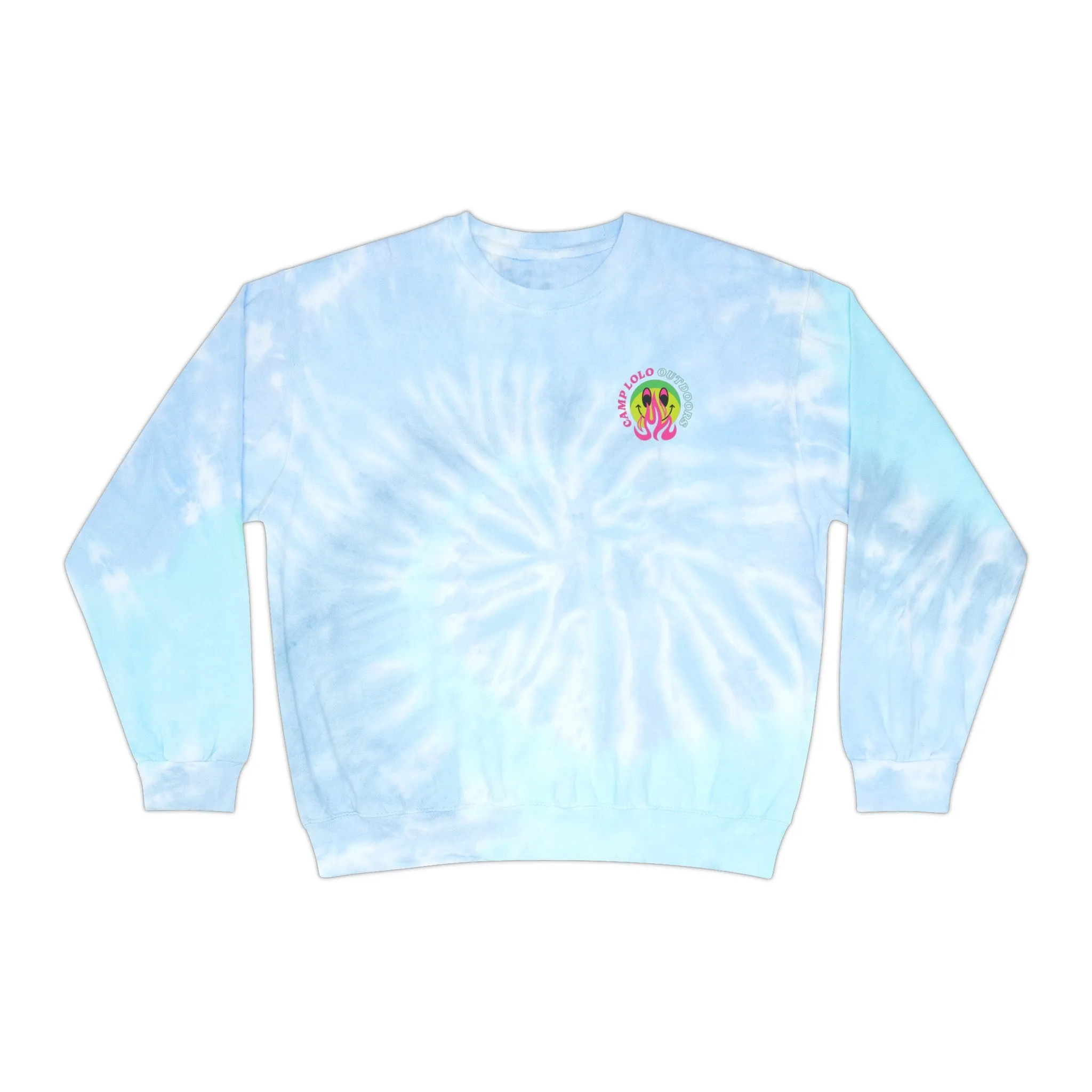Happy Camper Tie-Dye Sweatshirt