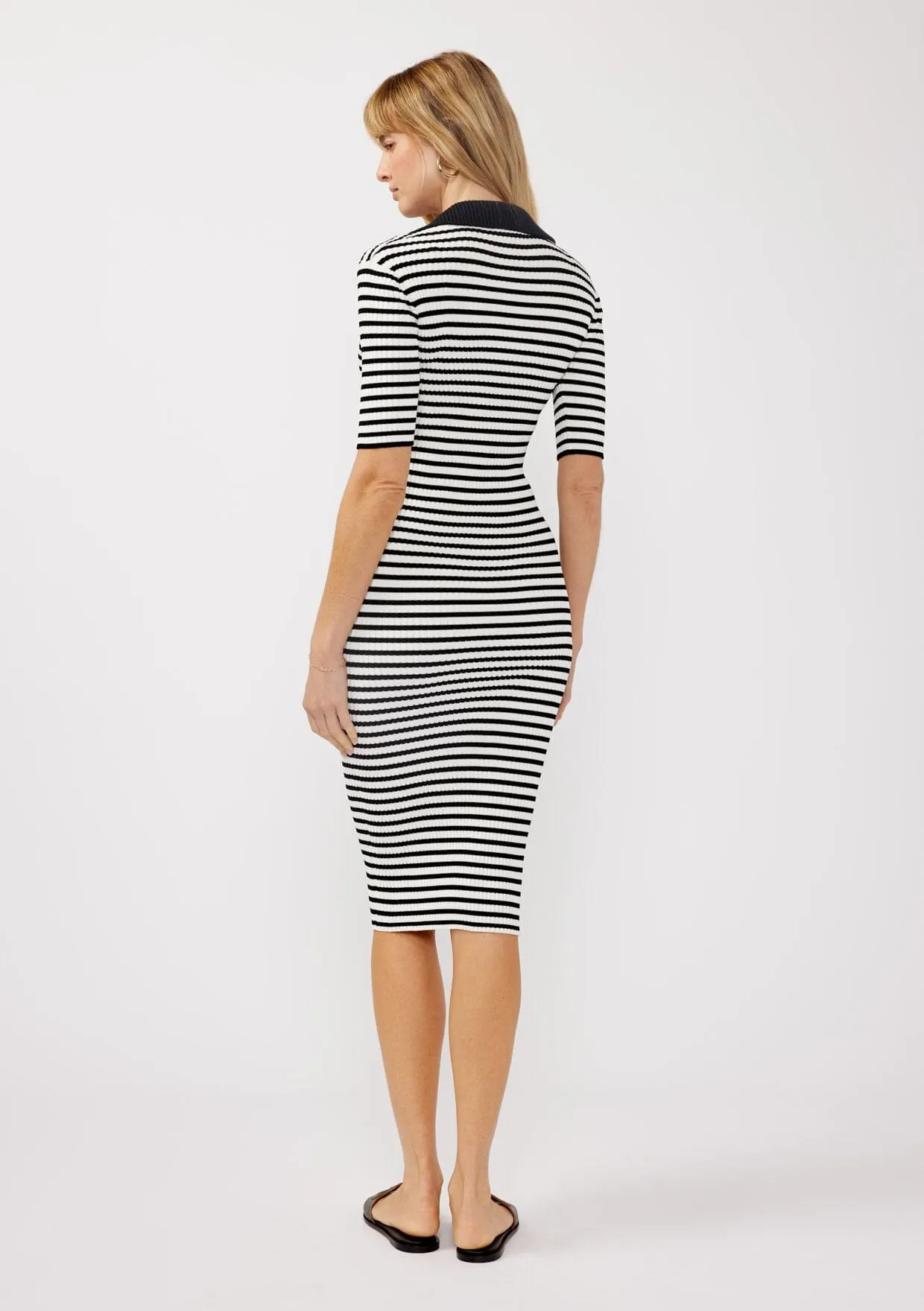Harbor Bound Striped Midi Dress