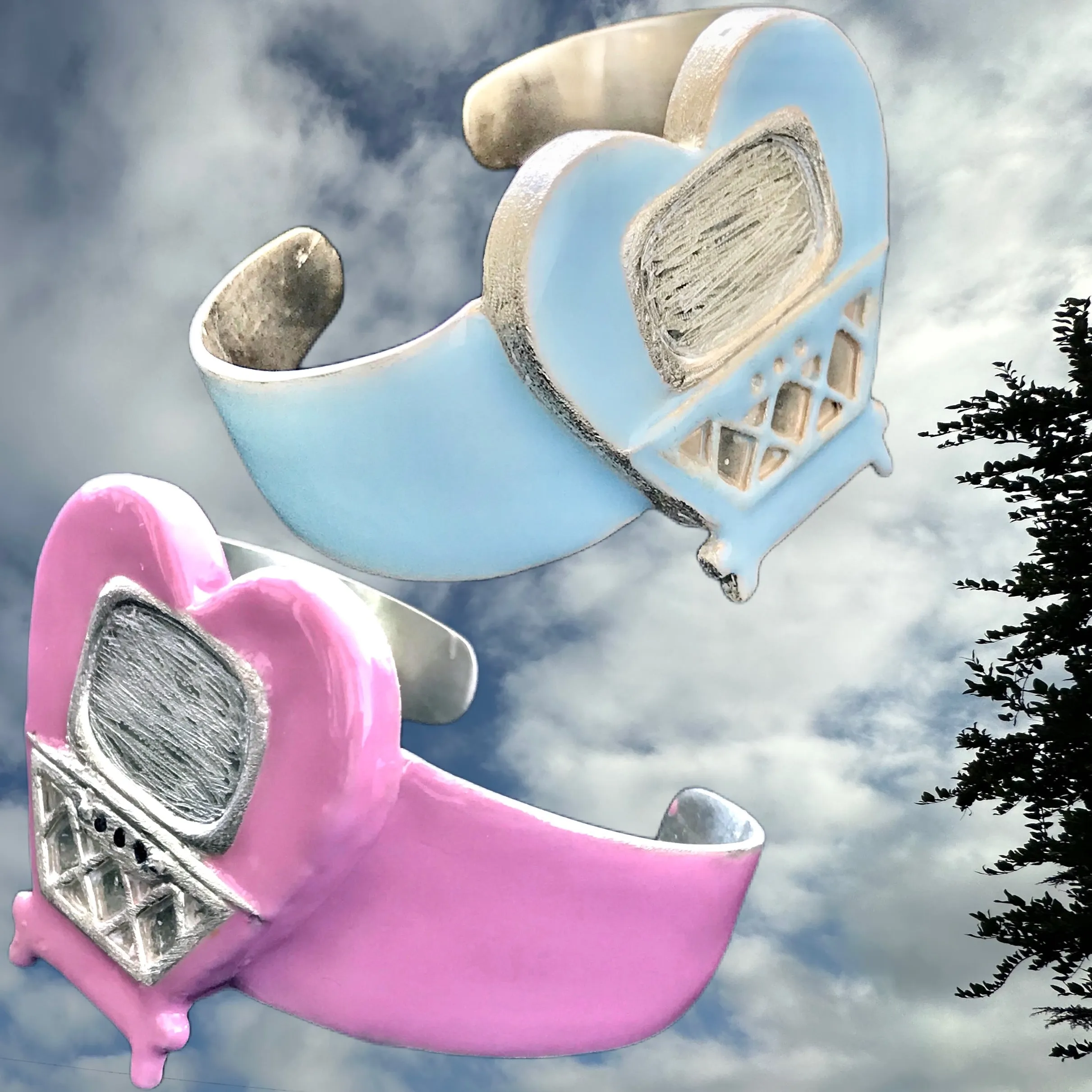 Heart Television Wrist Cuff