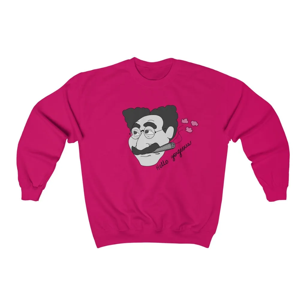 Hello Gorgeous Unisex Heavy Blend™ Crewneck Sweatshirt