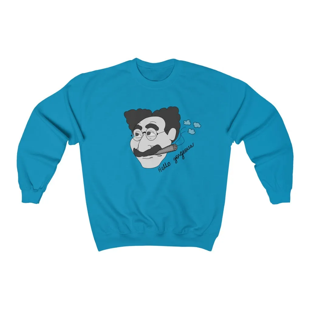 Hello Gorgeous Unisex Heavy Blend™ Crewneck Sweatshirt