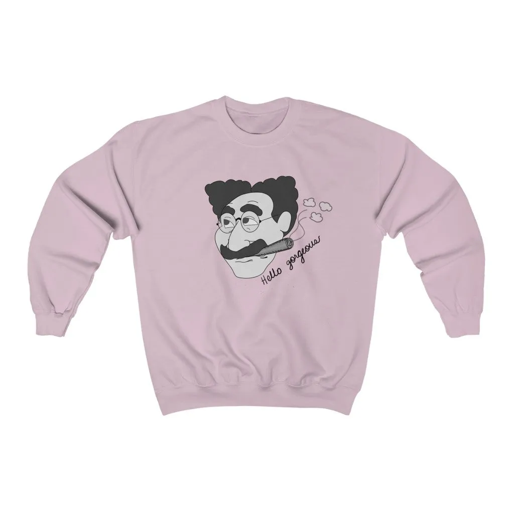 Hello Gorgeous Unisex Heavy Blend™ Crewneck Sweatshirt