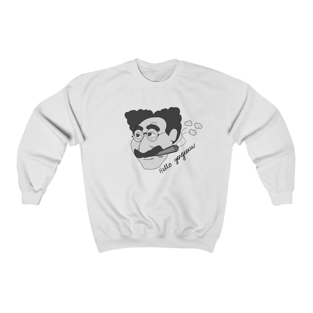 Hello Gorgeous Unisex Heavy Blend™ Crewneck Sweatshirt