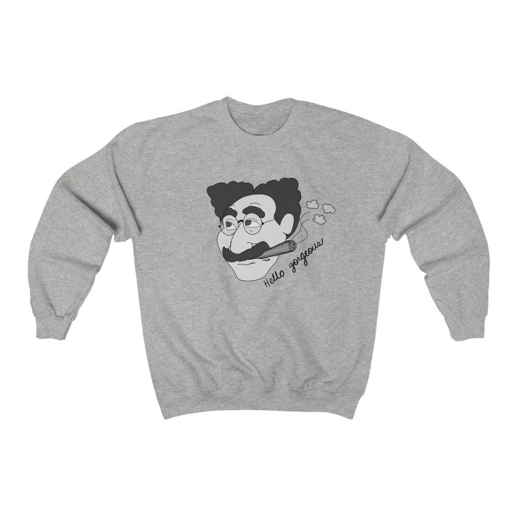 Hello Gorgeous Unisex Heavy Blend™ Crewneck Sweatshirt