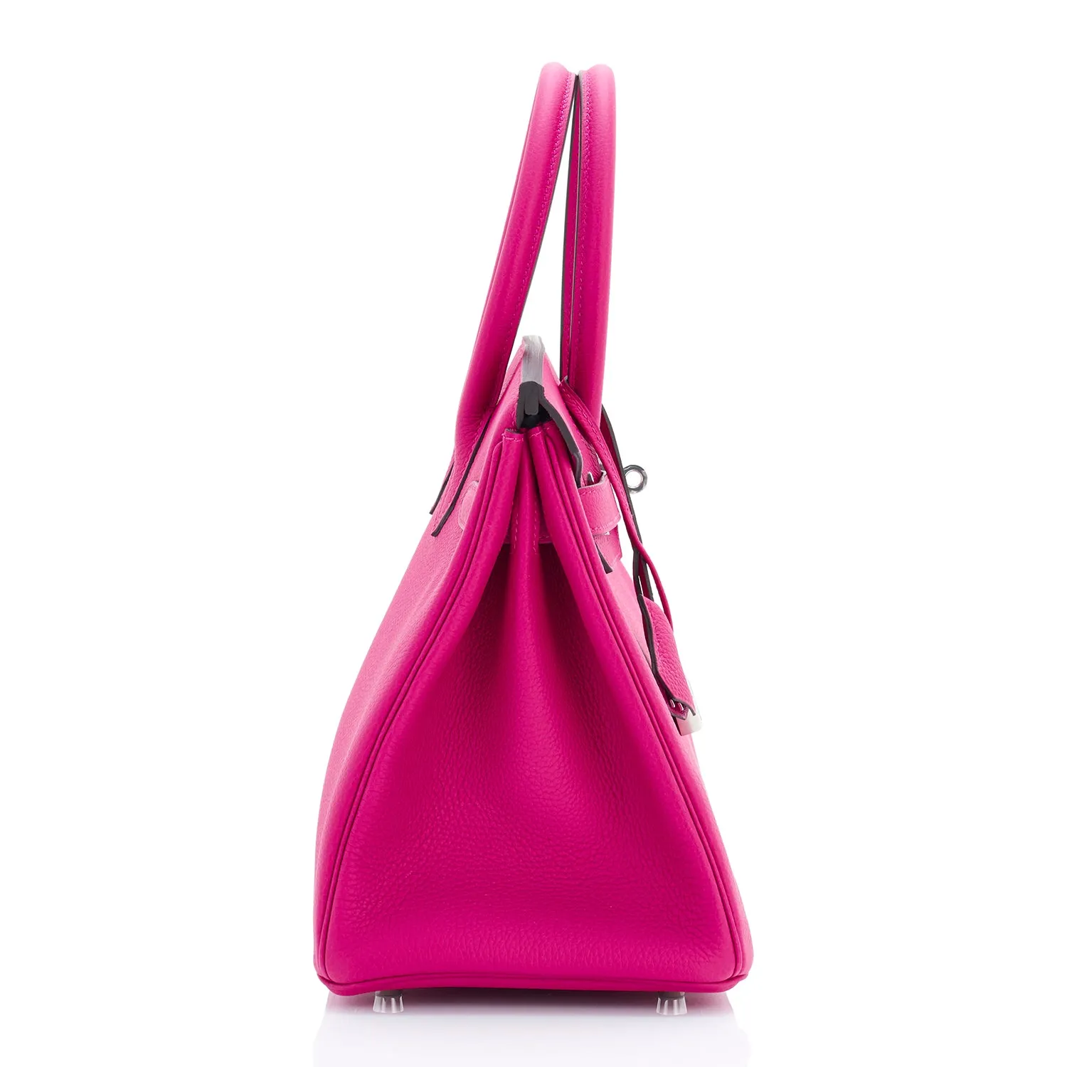 Hermes Rose Pourpre 30cm Birkin Pink Togo Palladium Hardware
