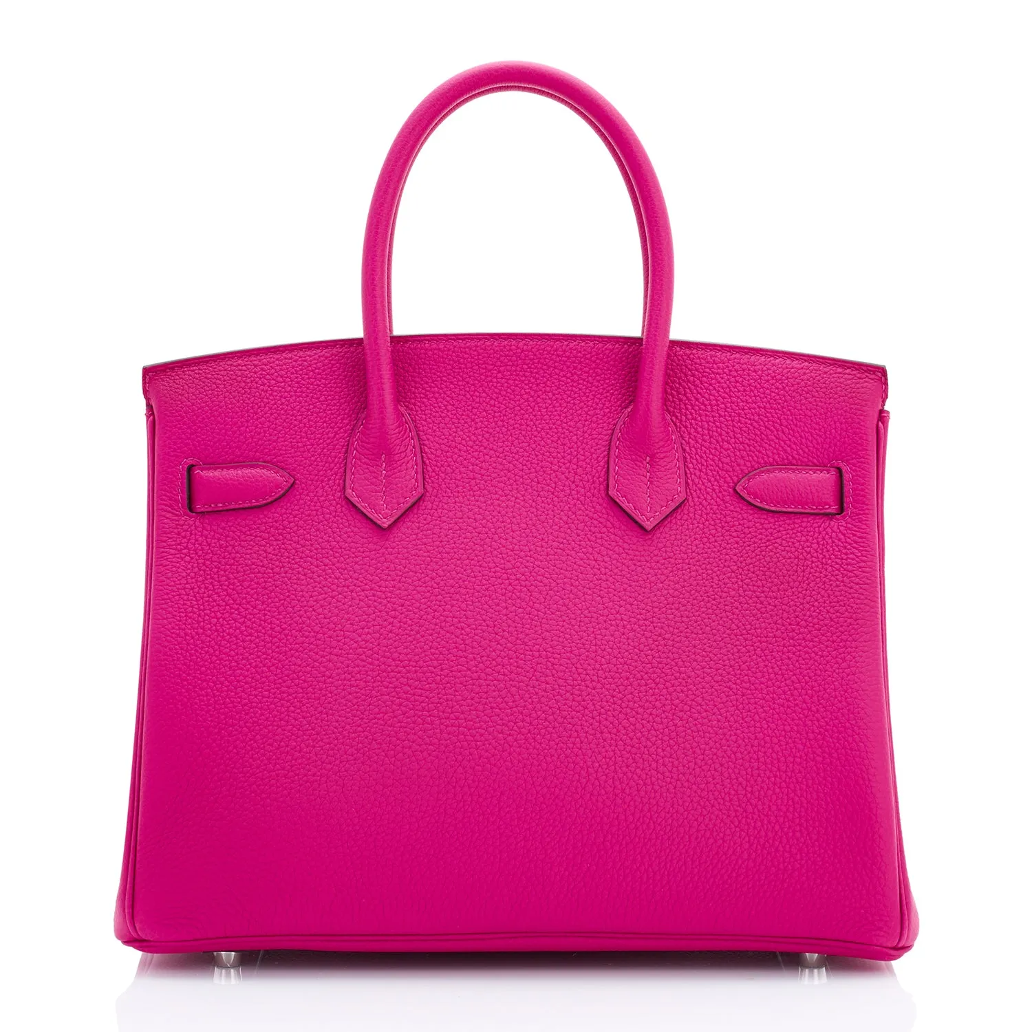 Hermes Rose Pourpre 30cm Birkin Pink Togo Palladium Hardware
