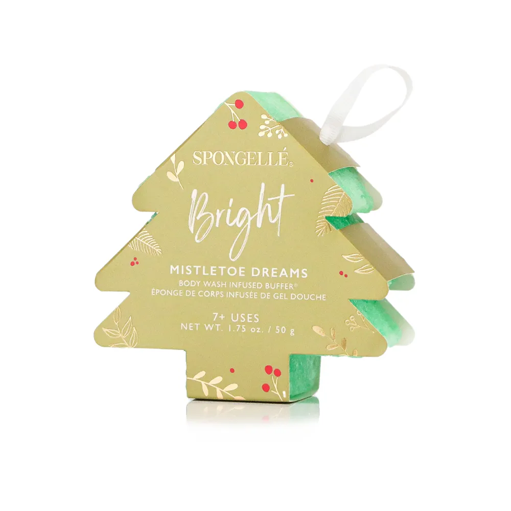 Holiday Tree Body Wash Infused Buffer - Assorted Fragrances