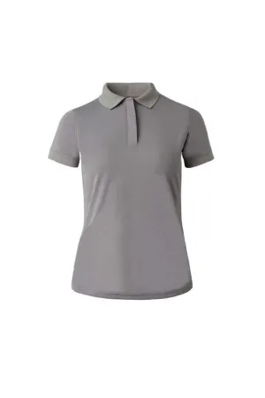 Horze Minnie Ladies Polo Shirt UV Protection Titanium Grey