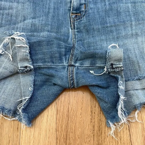 Hudson Valeri Women's Blue Denim Cut Off Shorts Size 29