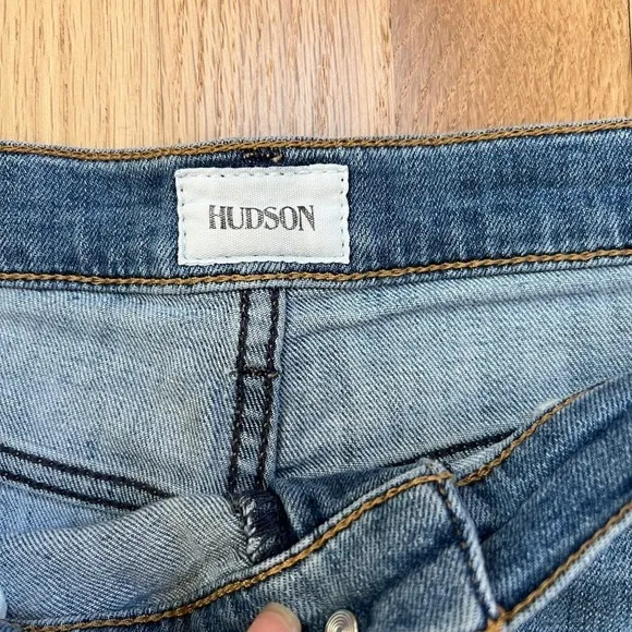 Hudson Valeri Women's Blue Denim Cut Off Shorts Size 29