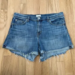 Hudson Valeri Women's Blue Denim Cut Off Shorts Size 29