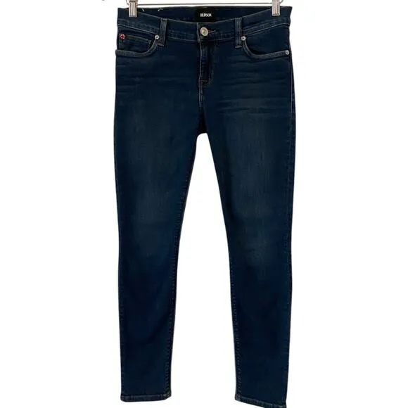 Hudson Women's Krista Super Skinny Jeans US 26 Dark Wash Blue Denim Slim Stretch