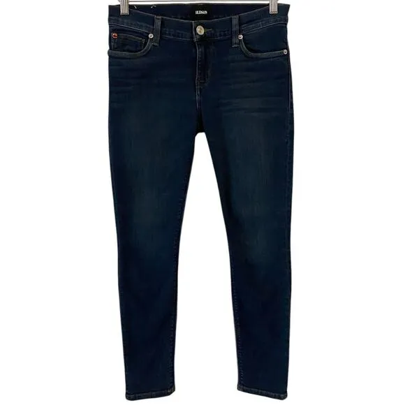 Hudson Women's Krista Super Skinny Jeans US 26 Dark Wash Blue Denim Slim Stretch