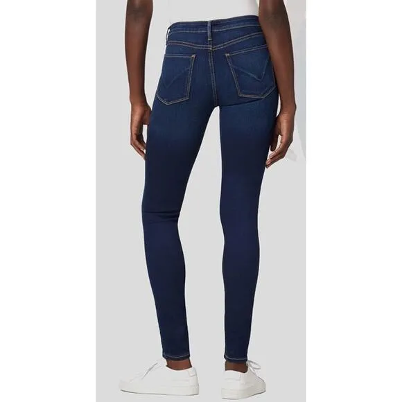 Hudson Women's Krista Super Skinny Jeans US 26 Dark Wash Blue Denim Slim Stretch