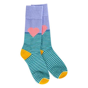 Ice Blue Multi Sock