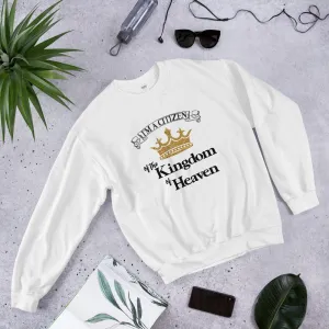 I'm a Citizen, Unisex Adult Heavy Blend Crewneck Sweatshirt-Black Text