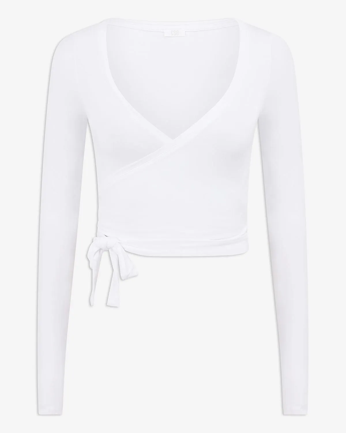 IM Ballet Wrap Top | White