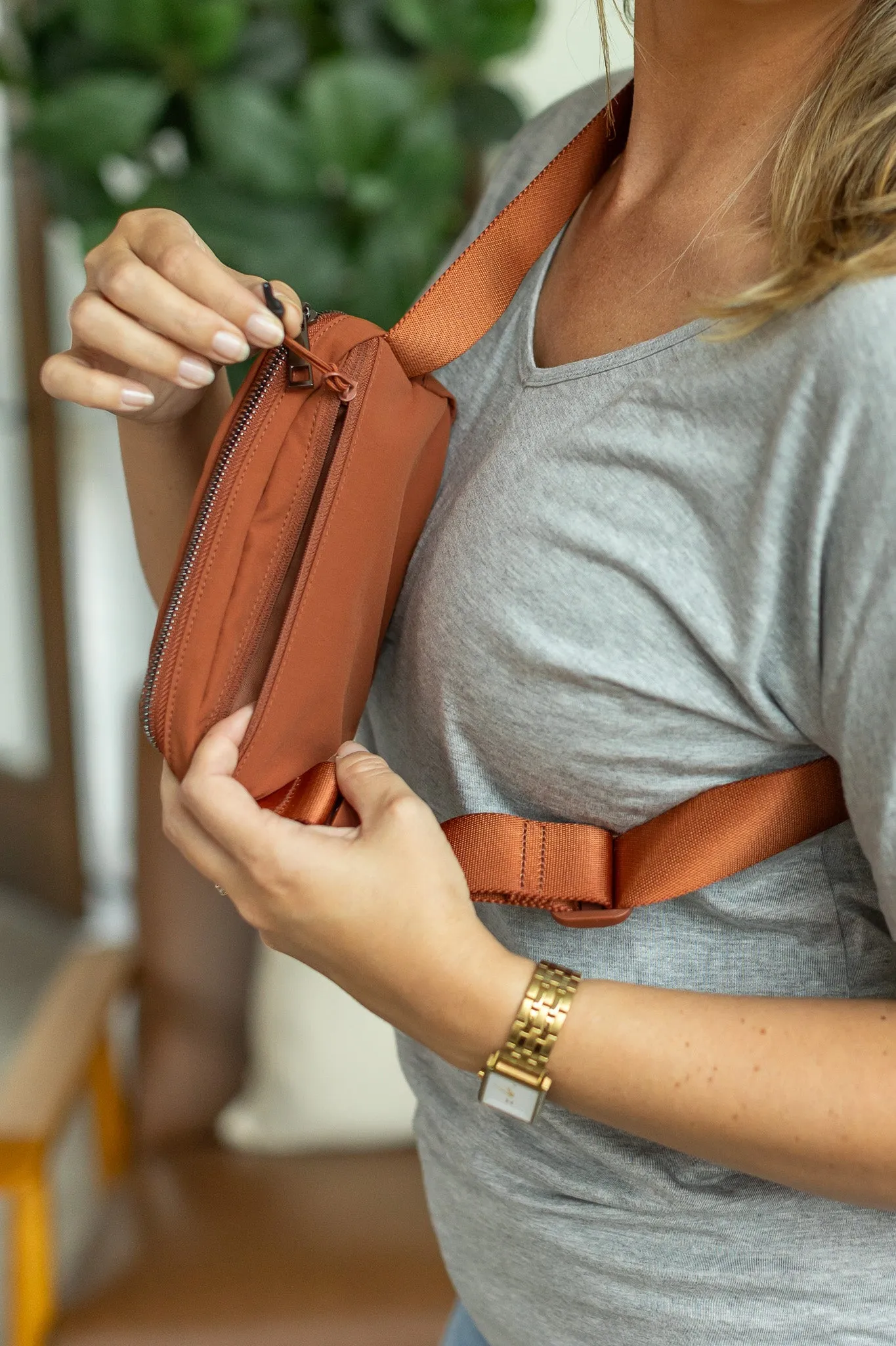 IN STORAGE Bum Bag - Rust | Women's Fanny Pack