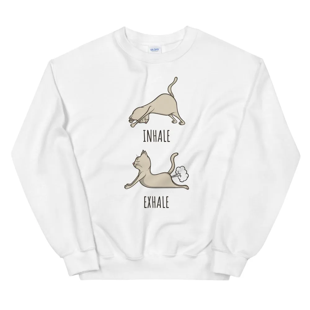 Inhale, exhale sweatshirt