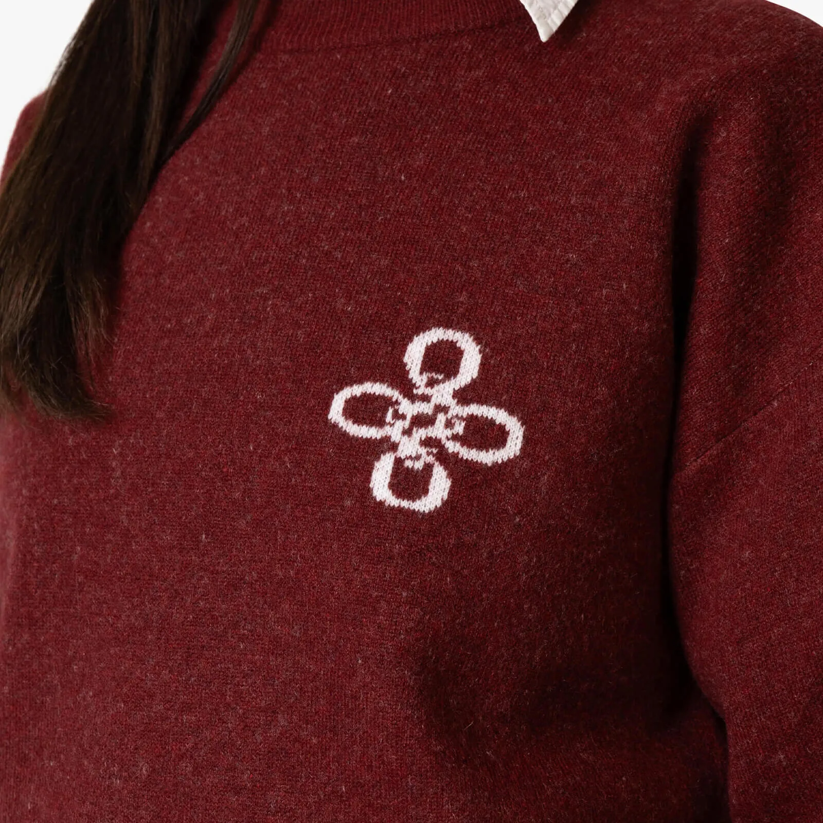 INSIGNIA KNITTED SET | BORDEAUX
