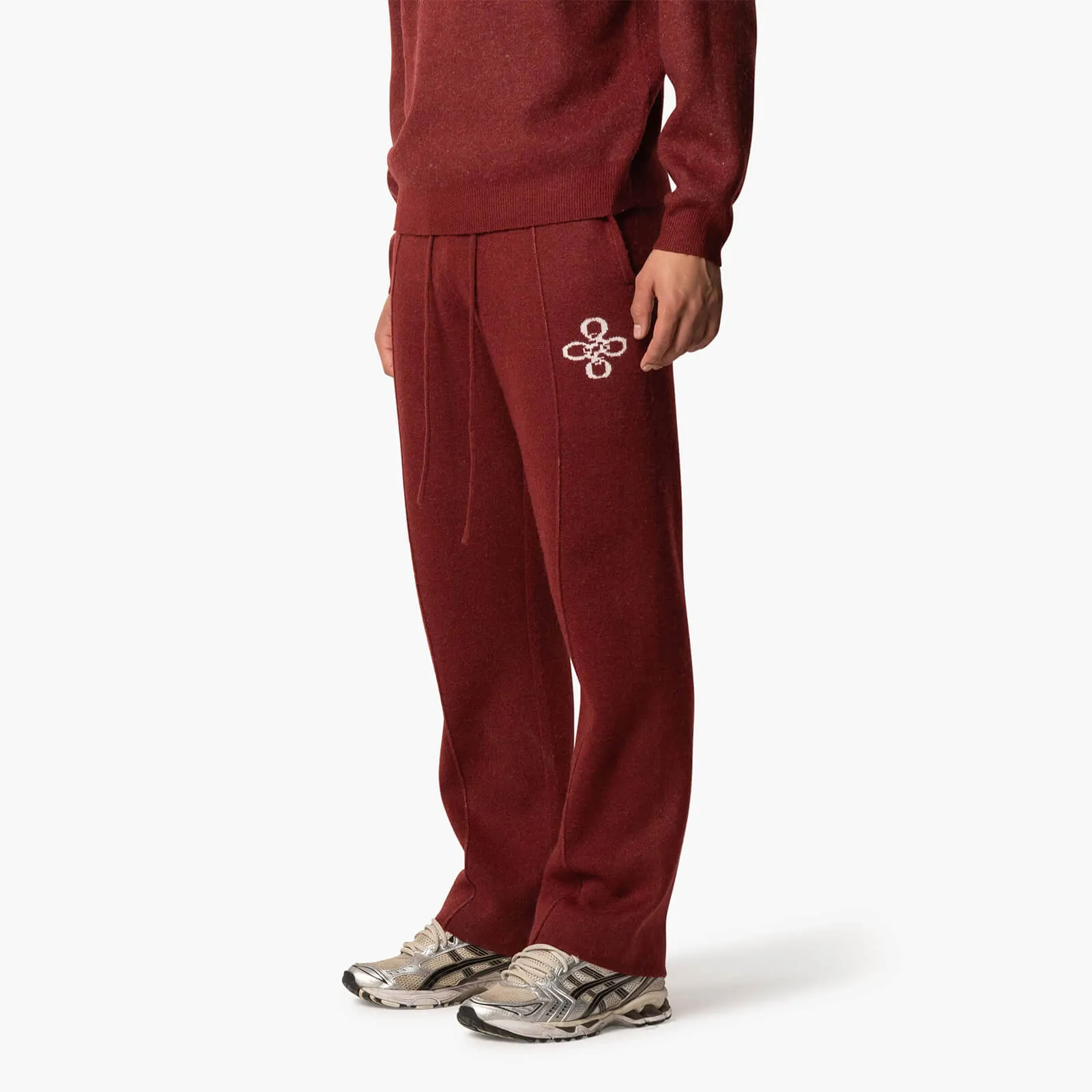 INSIGNIA KNITTED SET | BORDEAUX