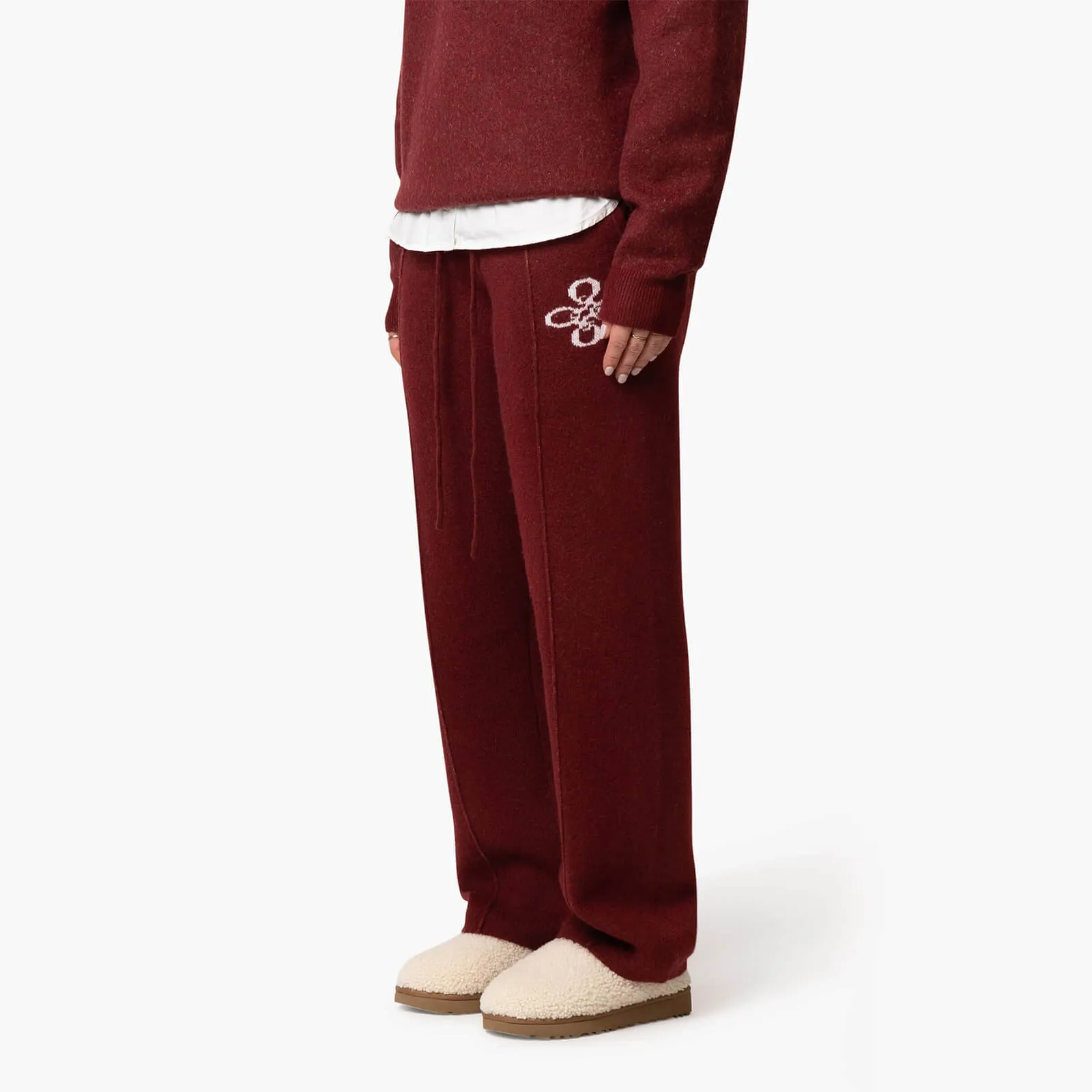 INSIGNIA KNITTED SET | BORDEAUX