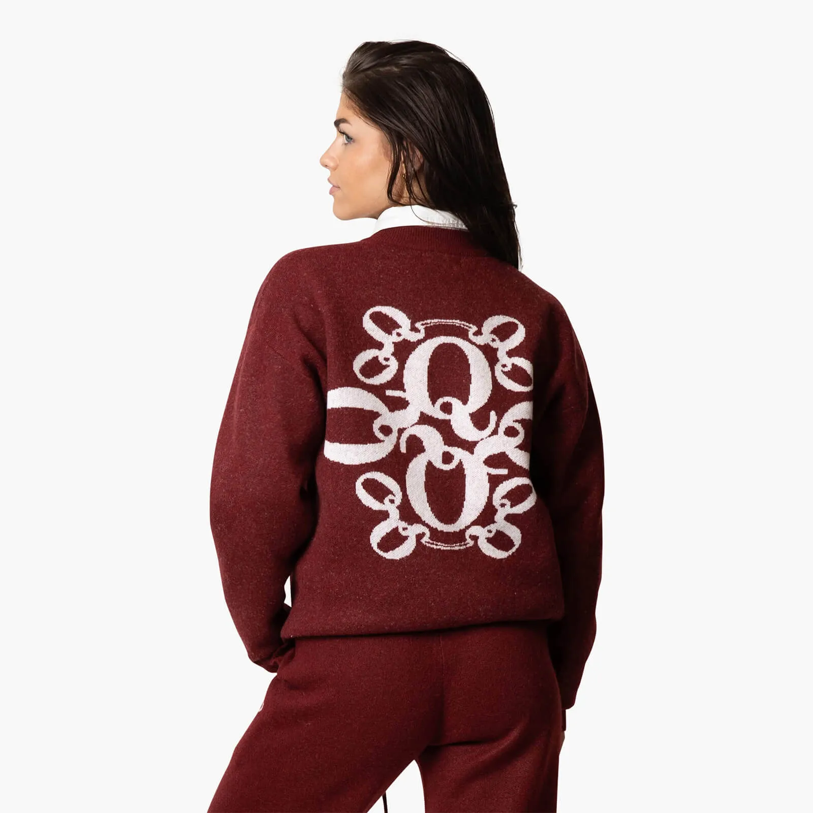 INSIGNIA KNITTED SET | BORDEAUX